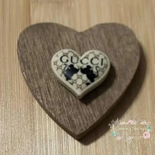 Load image into Gallery viewer, GiGi Mouse Heart Silicone Focal Bead - 1 Count Silicone Focal Bead
