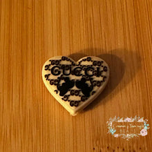 Load image into Gallery viewer, GiGi Mouse Heart Silicone Focal Bead Silicone Focal Bead
