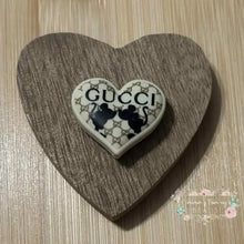 Load image into Gallery viewer, GiGi Mouse Heart Silicone Focal Bead - 1 Count Silicone Focal Bead

