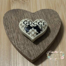Load image into Gallery viewer, GiGi Mouse Heart Silicone Focal Bead - 1 Count Silicone Focal Bead
