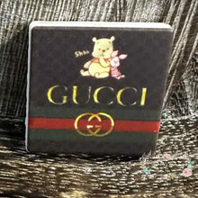 Load image into Gallery viewer, GiGi Pooh &amp; Piglet Silicone Focal Bead Silicone Square Bead
