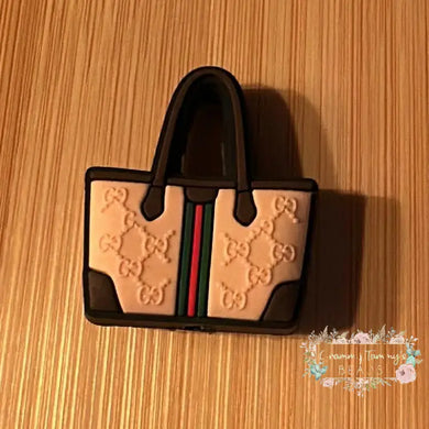 GiGi Purse - Tan Silicone Focal Bead Focal Beads