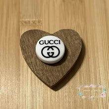 Load image into Gallery viewer, GiGi Black &amp; White Silicone Focal Bead - 1 Count Silicone Focal Bead
