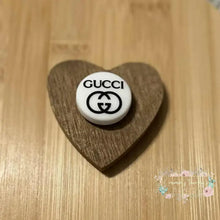 Load image into Gallery viewer, GiGi Black &amp; White Silicone Focal Bead - 1 Count Silicone Focal Bead
