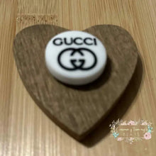 Load image into Gallery viewer, GiGi Black &amp; White Silicone Focal Bead - 1 Count Silicone Focal Bead
