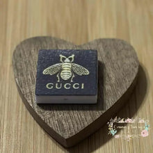 Load image into Gallery viewer, GiGi Large Bee Silicone Focal Bead Silicone Square Bead
