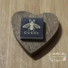 Load image into Gallery viewer, GiGi Large Bee Silicone Focal Bead Silicone Square Bead
