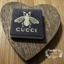 Load image into Gallery viewer, GiGi Large Bee Silicone Focal Bead Silicone Square Bead
