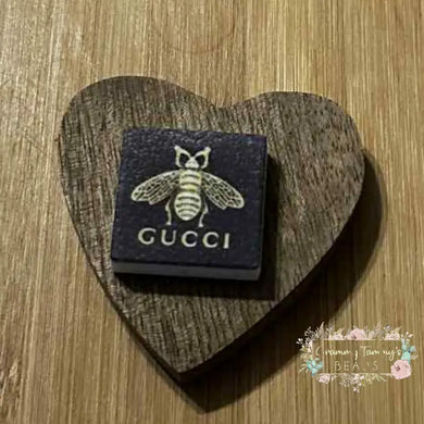 GiGi Large Bee Silicone Focal Bead Silicone Square Bead