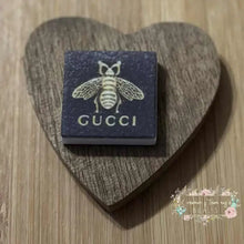 Load image into Gallery viewer, GiGi Large Bee Silicone Focal Bead Silicone Square Bead
