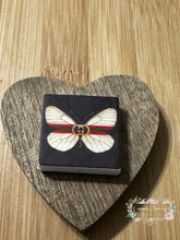 Load image into Gallery viewer, GiGi Butterfly Silicone Square Bead Silicone Focal Bead

