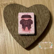 Load image into Gallery viewer, GiGi Pretty Coffee Square Silicone Focal Bead Silicone Square Bead
