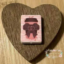 Load image into Gallery viewer, GiGi Pretty Coffee Square Silicone Focal Bead Silicone Square Bead
