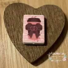 Load image into Gallery viewer, GiGi Pretty Coffee Square Silicone Focal Bead Silicone Square Bead
