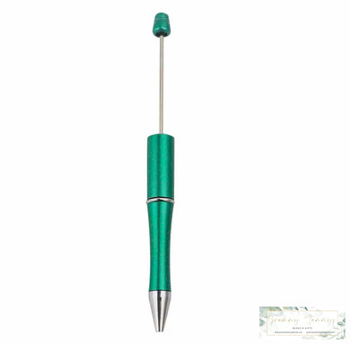 Glittery Hunter Green Beadable Pens Beadable Pen