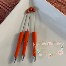 Load image into Gallery viewer, Beadable Pen - Orange Beadable Pen
