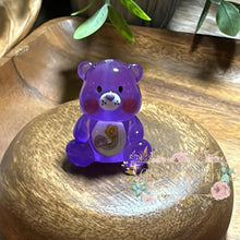 Load image into Gallery viewer, Glow In The Dark Caring Bears - Large Bead 1 Count Purple Beads
