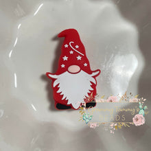 Load image into Gallery viewer, Focal - Red Gnome Silicone Bead
