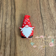 Load image into Gallery viewer, Gnome - Red Silicone Focal Bead
