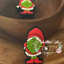 Load image into Gallery viewer, Gnome Santa Silicone Focal Bead Beads
