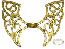 Load image into Gallery viewer, Gold Angel Wing Spacers Angel Spacer
