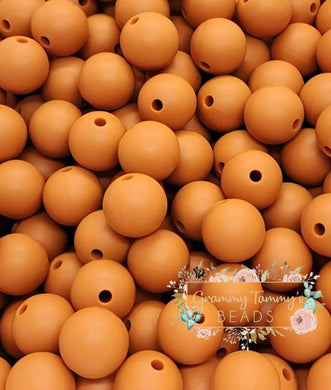 Golden Ochre 12Mm Silicone Bead Beads