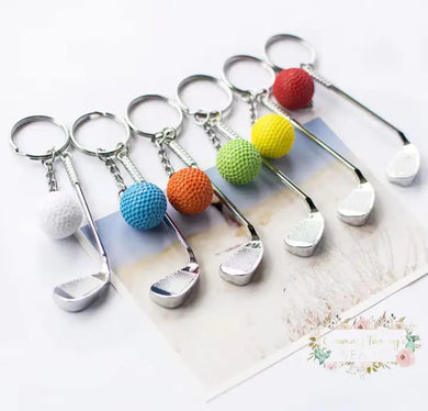 Golfing Keychain golfing keychain