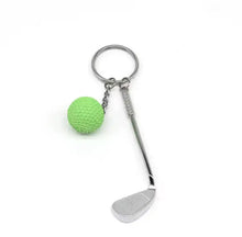 Load image into Gallery viewer, Golfing Keychain Green golfing keychain
