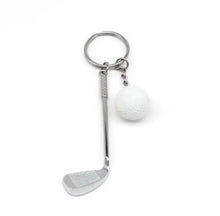 Load image into Gallery viewer, Golfing Keychain White golfing keychain
