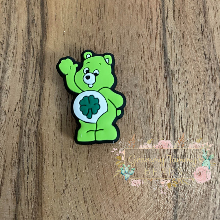 Good Luck Bear Silicone Bead Focal