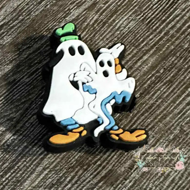 Goof Ghost & Duck Ghost - Silicone Focal Beads Silicone Focal Bead