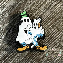 Load image into Gallery viewer, Goof Ghost &amp; Duck Ghost - Silicone Focal Beads Silicone Focal Bead
