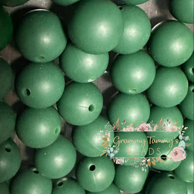 Green - Atrovirens 12Mm Silicone Bead