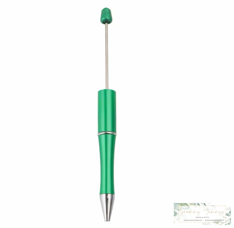 Green Beadable Pen 1-Count