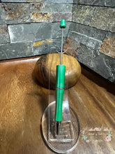 Load image into Gallery viewer, Green Beadable Pen 1-Count
