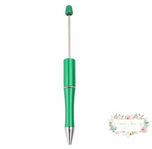 Load image into Gallery viewer, Green Beadable Pen 1-Count
