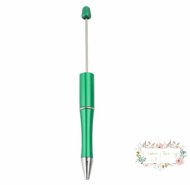 Green Beadable Pen 1-Count