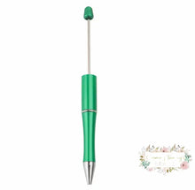 Load image into Gallery viewer, Green Beadable Pen 1-Count
