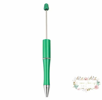 Green Beadable Pen 1-Count