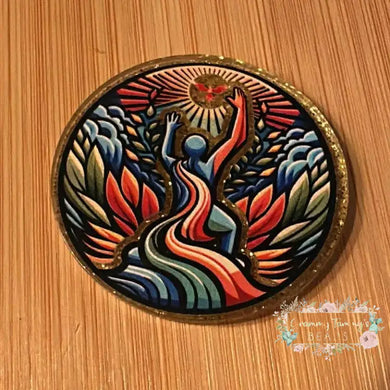 Groovy Sunshine - Gold Glitter Flatback Glitter Flatback