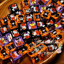 Load image into Gallery viewer, Halloween 16Mm Square Beads - 6 Count
