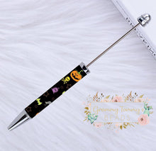 Load image into Gallery viewer, Halloween Beadable Pens 1 Count #51 Black Pumpkin Pen
