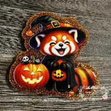 Load image into Gallery viewer, Halloween Cat &amp; Mouse Glitter Flatback Glitter Flatback
