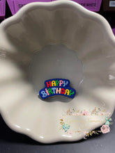 Load image into Gallery viewer, Happy Birthday Silicone Focal Bead
