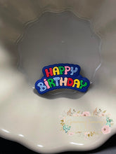 Load image into Gallery viewer, Happy Birthday Silicone Focal Bead
