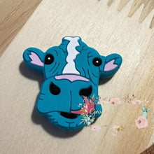 Load image into Gallery viewer, Happy Heifer Silicone Focal Bead Beads
