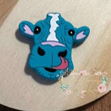 Load image into Gallery viewer, Happy Heifer Silicone Focal Bead Beads
