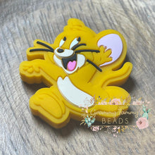 Load image into Gallery viewer, Happy Mouse Silicone Focal Bead Beads
