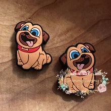 Load image into Gallery viewer, Happy Puppy Silicone Focal Bead Beads
