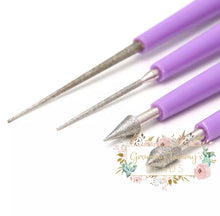 Load image into Gallery viewer, Hardware - 4Pcs Diamond Pearl Bead Reamer Hole Enlarger Bead Reamer
